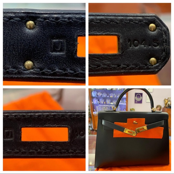 HERMES Kelly Sellier 32 Black (SOLD) - Picture 8 of 8